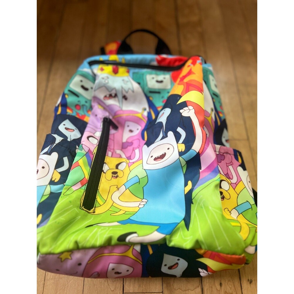 Adventure Time Finn and Jake Reversible Backpack 16" Cartoon Network